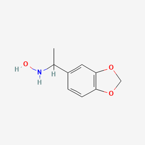 molecular formula C9H11NO3 B1628452 N-(1-Benzo[1,3]dioxol-5-yl-ethyl)-hydroxylamine CAS No. 904813-15-6