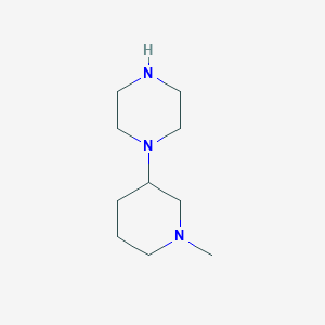molecular formula C10H21N3 B1628461 1-(1-Methylpiperidin-3-YL)piperazine CAS No. 344436-00-6