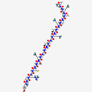 molecular formula C108H192N32O26S B1628478 Peptide tyrosine leucine amide CAS No. 97483-83-5