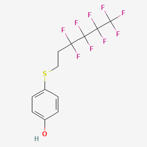 4-(3,3,4,4,5,5,6,6,6-Nonafluorohexylthio)phenol