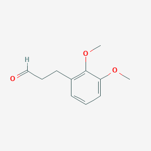 molecular formula C11H14O3 B162849 3-(2,3-Dimethoxyphenyl)propanal CAS No. 129150-13-6