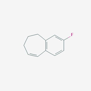 molecular formula C11H11F B1628495 3-Fluoro-6,7-dihydro-5H-benzo[7]annulene CAS No. 939760-94-8