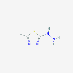 molecular formula C3H6N4S B1628499 2-Hydrazinyl-5-methyl-1,3,4-thiadiazole CAS No. 98025-62-8