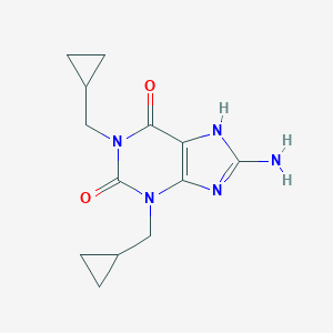 molecular formula C13H17N5O2 B162851 Cipamfylline CAS No. 132210-43-6