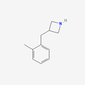 molecular formula C11H15N B1628519 3-[(2-Methylphenyl)methyl]azetidine CAS No. 887594-88-9