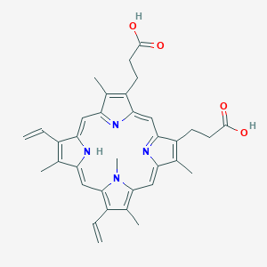 molecular formula C35H36N4O4 B162852 N-Methylprotoporphyrin CAS No. 79236-56-9
