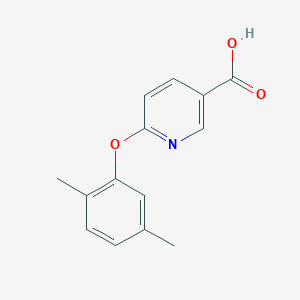 molecular formula C14H13NO3 B1628521 6-(2,5-Dimethylphenoxy)nicotinic acid CAS No. 954264-14-3