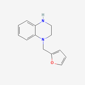 molecular formula C13H14N2O B1628540 1-[(Furan-2-yl)methyl]-1,2,3,4-tetrahydroquinoxaline CAS No. 939760-30-2