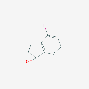 molecular formula C9H7FO B1628544 5-Fluoro-6,6a-dihydro-1aH-1-oxa-cyclopropa[a]indene CAS No. 939760-62-0