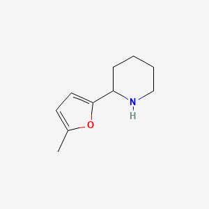 molecular formula C10H15NO B1628571 2-(5-Methylfuran-2-yl)piperidine CAS No. 97073-18-2