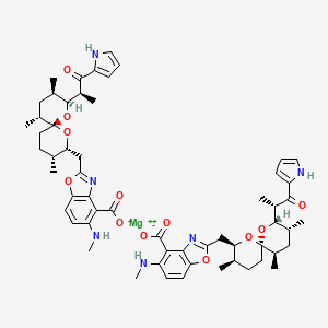molecular formula C58H72MgN6O12 B1628573 Calcimycin hemimagnesium CAS No. 72124-77-7