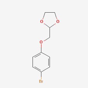 molecular formula C10H11BrO3 B1628575 2-(4-Bromo-phenoxymethyl)-[1,3]dioxolane CAS No. 850348-66-2