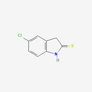 molecular formula C8H6ClNS B1628584 5-Chloro-1,3-dihydroindole-2-thione CAS No. 73424-95-0