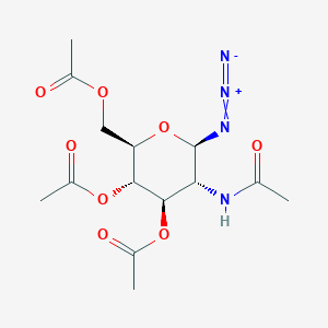 molecular formula C14H20N4O8 B016286 2-Acetamido-3,4,6-tri-O-acetyl-2-deoxy-beta-D-glucopyranosyl Azide CAS No. 6205-69-2