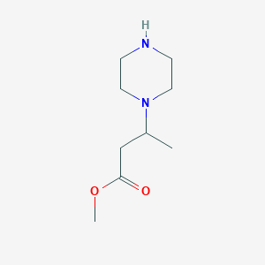 Methyl 3-(piperazin-1-yl)butanoate