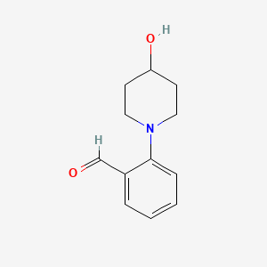 2-(4-Hydroxypiperidin-1-yl)benzaldehyde