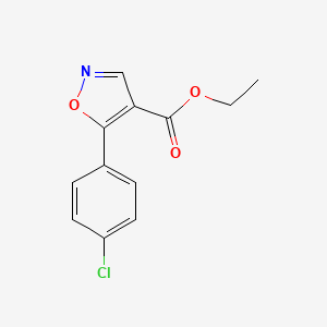 Ethyl 5-(4-chlorophenyl)-1,2-oxazole-4-carboxylate
