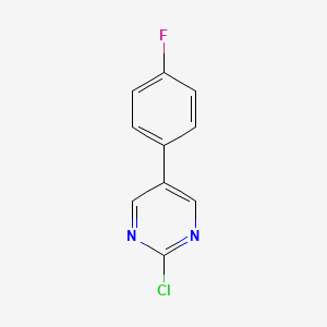 2-Chloro-5-(4-fluorophenyl)pyrimidine