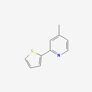 4-Methyl-2-(thiophen-2-yl)pyridine