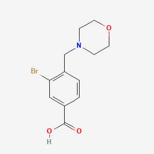 3-Bromo-4-(morpholinomethyl)benzoic acid