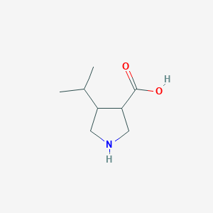 4-(Propan-2-yl)pyrrolidine-3-carboxylic acid