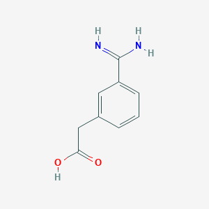 (3-Carbamimidoyl-phenyl)-acetic acid