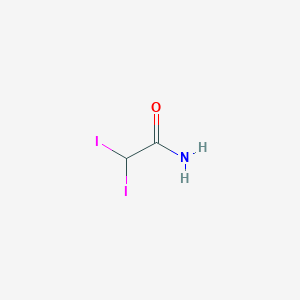 molecular formula C2H3I2NO B1628689 Diiodoacetamide CAS No. 5875-23-0