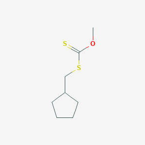 molecular formula C8H14OS2 B162870 S-(Cyclopentylmethyl) O-methyl carbonodithioate CAS No. 129056-00-4