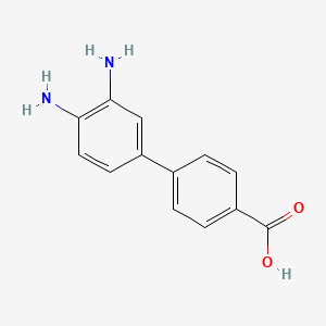 molecular formula C13H12N2O2 B1628720 4-(3,4-Diaminophenyl)benzoic acid CAS No. 471240-88-7