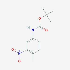 molecular formula C12H16N2O4 B1628721 tert-Butyl (4-methyl-3-nitrophenyl)carbamate CAS No. 630410-29-6