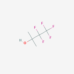 molecular formula C5H7F5O B1628726 1,1,1,2,2-Pentafluoro-3-methylbutan-3-ol CAS No. 374-46-9