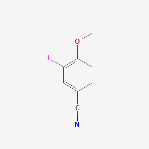 molecular formula C8H6INO B1628733 3-Iodo-4-methoxybenzonitrile CAS No. 82504-06-1