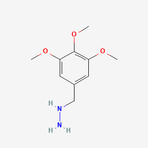 molecular formula C10H16N2O3 B1628735 3,4,5-Trimethoxy-benzyl-hydrazine CAS No. 60354-96-3
