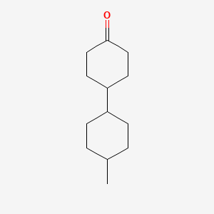 molecular formula C13H22O B1628739 4-(trans-4-Methylcyclohexyl)cyclohexanone CAS No. 914221-47-9