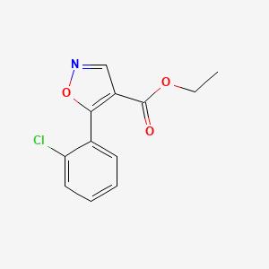 Ethyl 5-(2-chlorophenyl)isoxazole-4-carboxylate