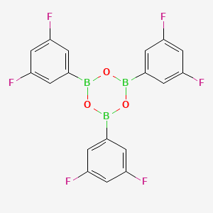 molecular formula C18H9B3F6O3 B1628748 2,4,6-Tris(3,5-difluorophenyl)-1,3,5,2,4,6-trioxatriborinane CAS No. 218963-15-6