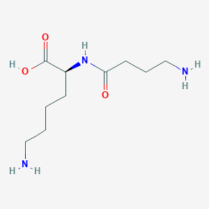 molecular formula C10H21N3O3 B1628754 Gamma-Aminobutyryl-lysine CAS No. 22468-02-6
