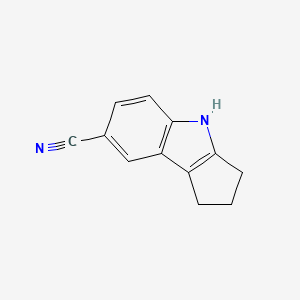 B1628758 1,2,3,4-Tetrahydrocyclopenta[b]indole-7-carbonitrile CAS No. 628294-80-4