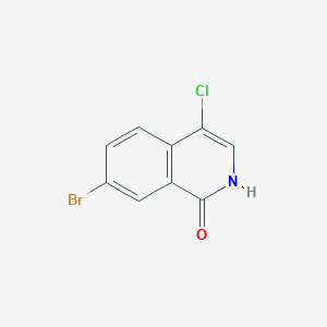 7-Bromo-4-chloroisoquinolin-1(2H)-one