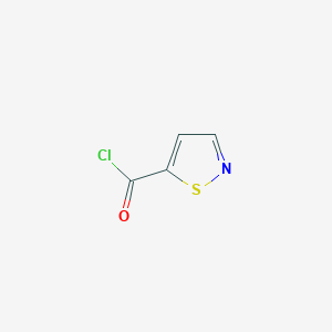 molecular formula C4H2ClNOS B1628771 1,2-Thiazole-5-carbonyl chloride CAS No. 3683-97-4