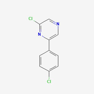2-Chloro-6-(4-chlorophenyl)pyrazine
