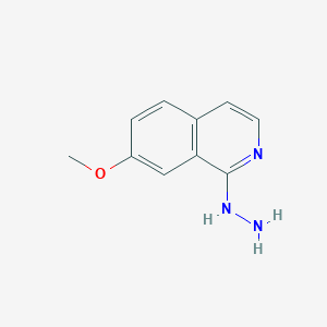 1-Hydrazinyl-7-methoxyisoquinoline