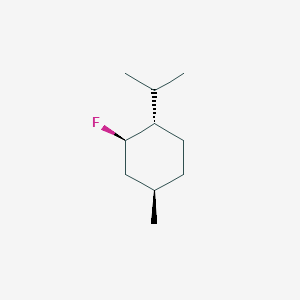 molecular formula C10H19F B162879 CYCLOHEXANE, 2-FLUORO-4-METHYL-1-(1-METHYLETHYL)-, (1S,2R,4R)- (9CI) CAS No. 125425-47-0