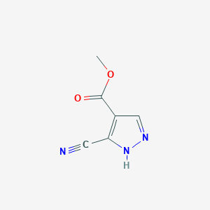 Methyl 3-cyano-1H-pyrazole-4-carboxylate