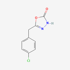 molecular formula C9H7ClN2O2 B1628801 5-(4-Chlorobenzyl)-1,3,4-oxadiazol-2-ol CAS No. 34547-04-1
