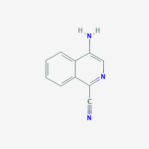 molecular formula C10H7N3 B1628804 4-Aminoisoquinoline-1-carbonitrile CAS No. 573758-69-7