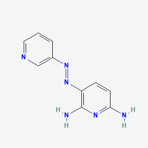 molecular formula C10H10N6 B1628809 2,6-Diamino-3-((pyridin-3-YL)azo)pyridine CAS No. 28365-08-4