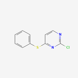 molecular formula C10H7ClN2S B1628817 2-Chloro-4-(phenylthio)pyrimidine CAS No. 191729-21-2
