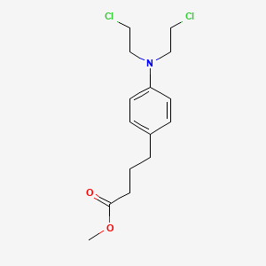 molecular formula C15H21Cl2NO2 B1628834 Methyl 4-(4-(bis(2-chloroethyl)amino)phenyl)butyrate CAS No. 79481-83-7