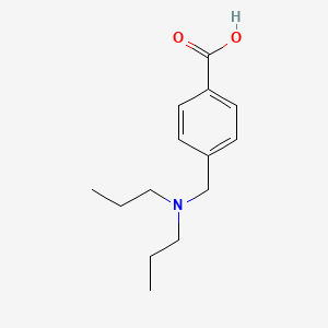4-[(Dipropylamino)methyl]benzoic acid
